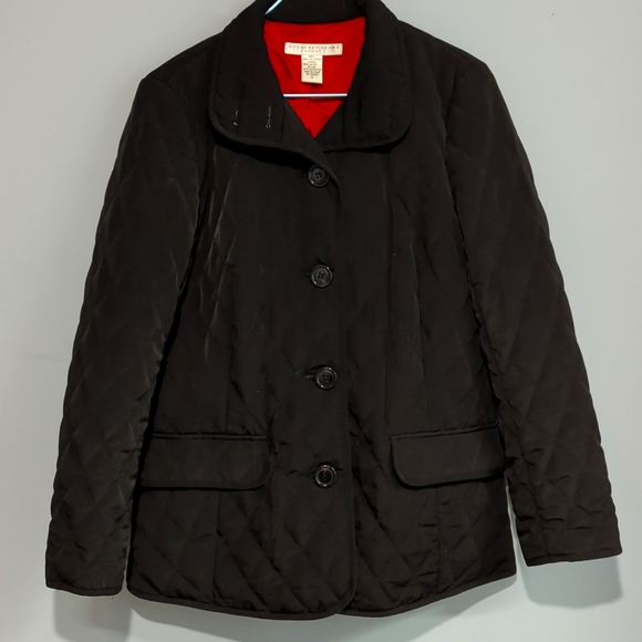 Geoffrey Beene Sport Quilted Jacket Black Size Small - Picture 6 of 6